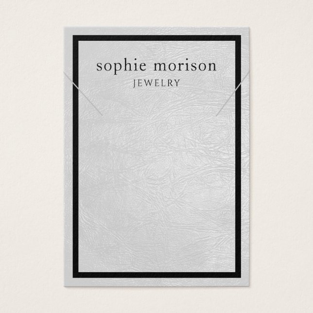 Heliga Visningen i Neecklace-format ・ Läder i Chic Visitkort (Framsidan)