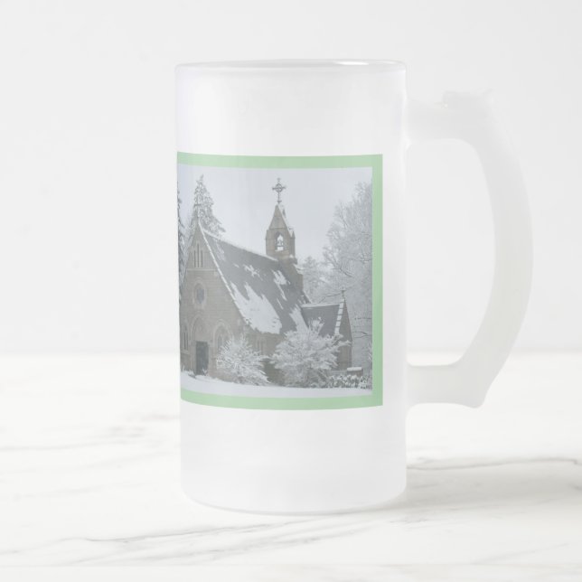 Heliga Winter Frostat Ölglas (Höger)