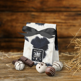 Heligan Animalisk utskrift Kow Birthday-favoritrut Presentaskar