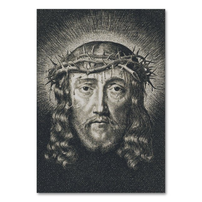 Heligan Ansikte krönte med bröstkorg Bordsnummer (Framsidan)