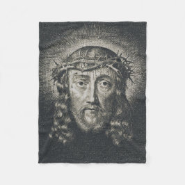 Heligan Ansikte krönte med bröstkorg Fleecefilt