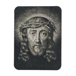 Heligan Ansikte krönte med bröstkorg Magnet