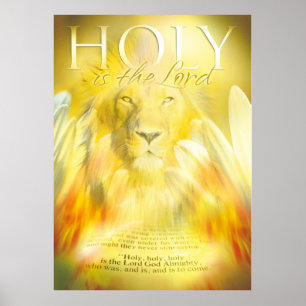 HELIGAN ÄR LORD - den kristna konsten poster