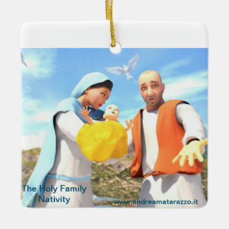 Heligan Familj - Föråldring Julgransprydnad Keramik