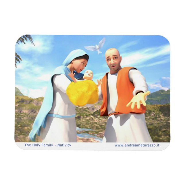 Heligan Familj - Föråldring Magnet (Horisontell)