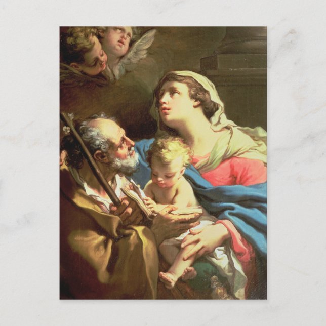 Heligan-familjen, 1700-talet vykort (Framsida)