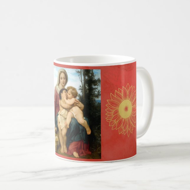 Heligan Family, William Bouguereau Kaffemugg (Framsida höger)