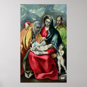 Heligan Family with St.Elizabeth, 1580-85 Poster
