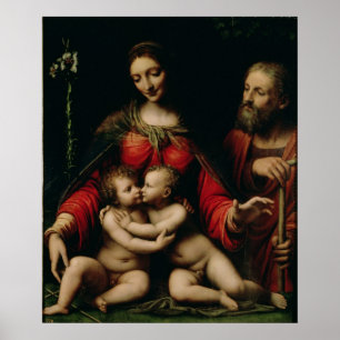 Heligan Family with the Infant St. John Poster