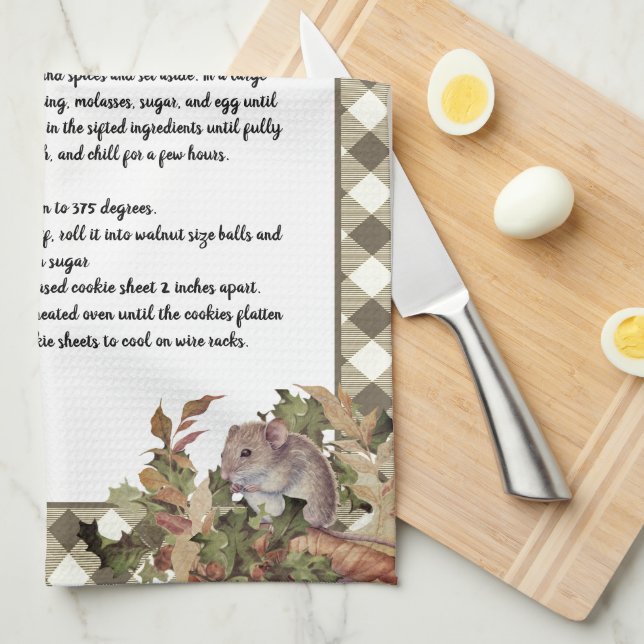 Heligan för julmässan, recept Keepsaké Tan Play Kökshandduk (Vikt i Fjärdedel)