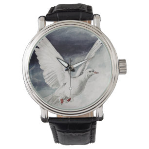 Heligan i form av en Dove Armbandsur