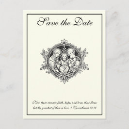 Heligan Katolsk elfenben-Elegant SPARAR DATUM  Meddelande Vykort