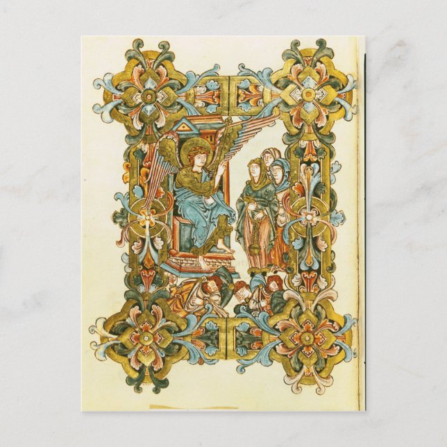 Heligan Kvinnor i Grav Vykort (Framsida)