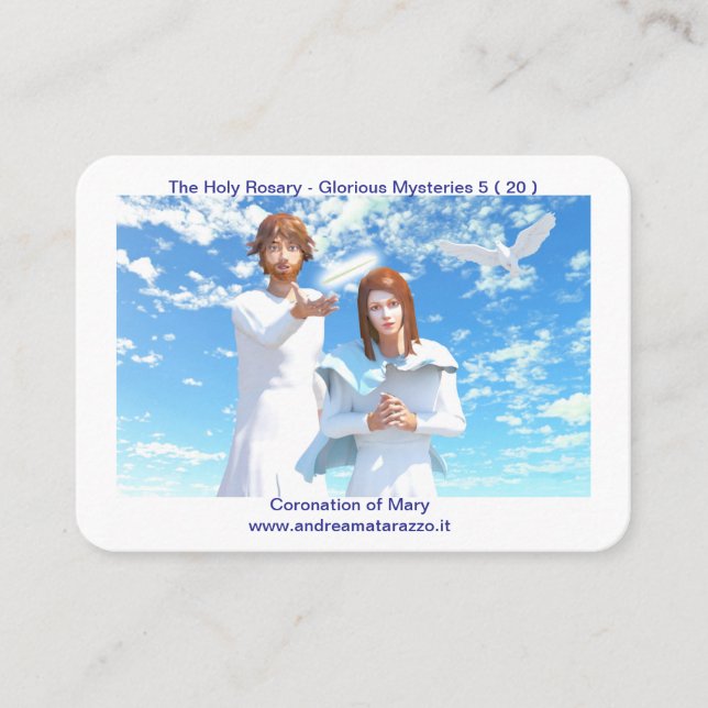 Heligan Mary Coronation Placeringskort (Framsida)