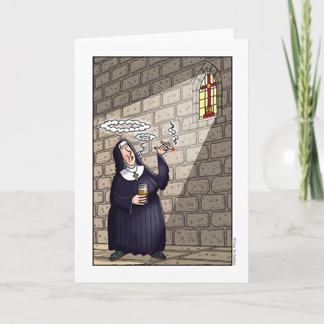 Heligan röker! kort (Framsida)