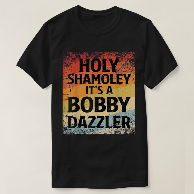Heligan Shamoley Bobby Dazzl vid Manar Oak Island T Shirt (Design framsida)