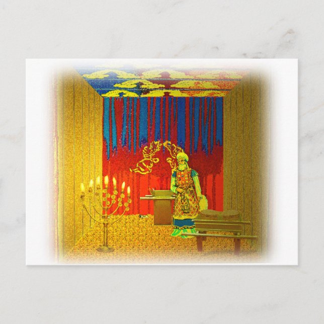 Heligan Ställe i Tabernacle med hög prioritet Vykort (Framsida)