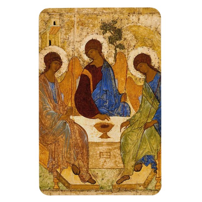 Heligan Trinity av Andrei Rublev Magnet (Vertikal)
