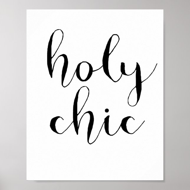 Heligans chic poster (Framsidan)