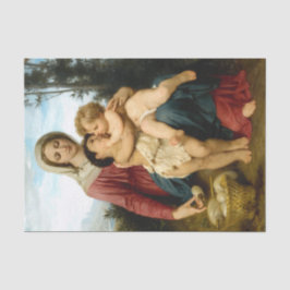 Heligans familj av Bouguereau, Decoupage