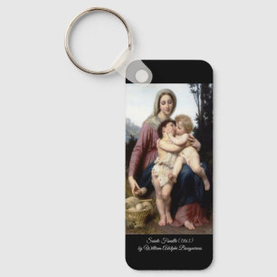 Heligans familj av Bouguereau Nyckelring