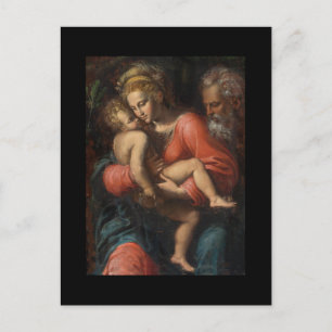 Heligans familj av Girolamo da Carpi Vykort