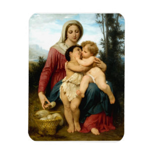 Heligans familj av William Bouguereau Magnet