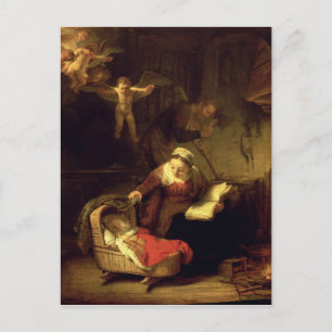 Heligans familj, c.1645 vykort