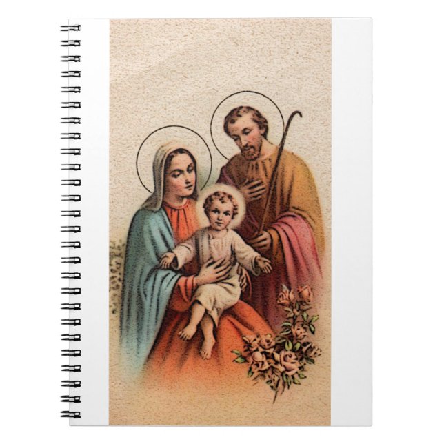 Heligans familj - Jesus, Mary och Joseph Anteckningsbok (Framsidan)