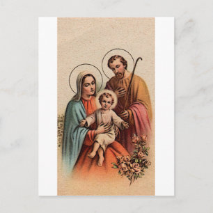 Heligans familj - Jesus, Mary och Joseph Vykort