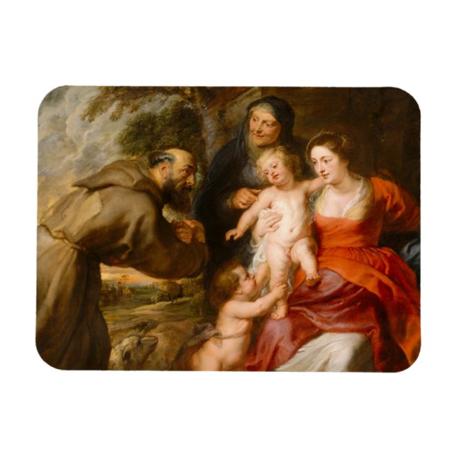 Heligans familj med Saints Magnet (Horisontell)