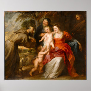 Heligans familj med Saints Poster
