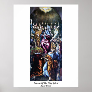 Heligans härjning av El Greco Poster