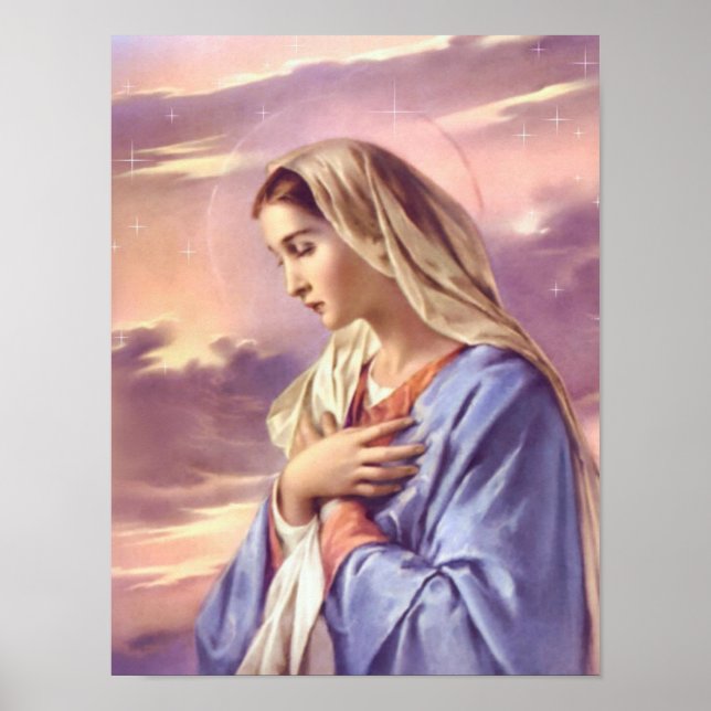 Heligans jungfru Mary mor, poster (Framsidan)