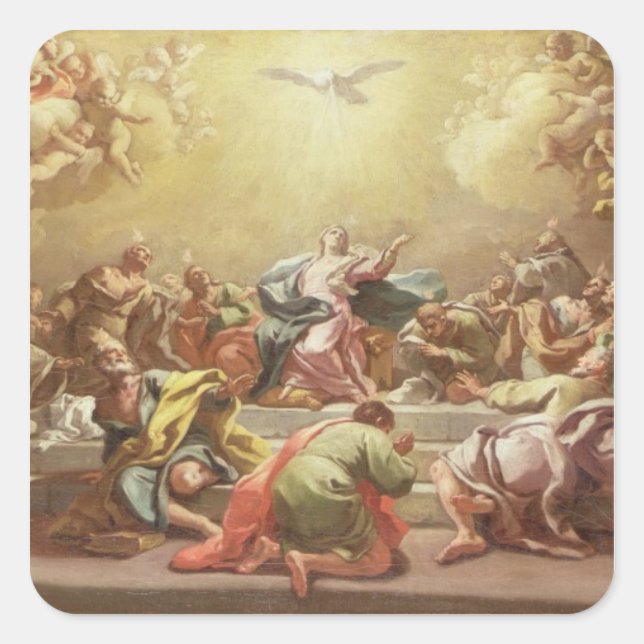 Heligans kärna fyrkantigt klistermärke (Framsida)