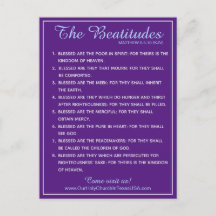 Heligans skriptmatchning 5:3 till 5:10 Beatitudes