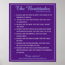 Heligans skriptmatchning 5:3 till 5:10 Beatitudes