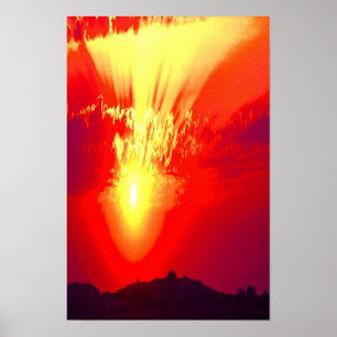 Heligans solnedgång poster