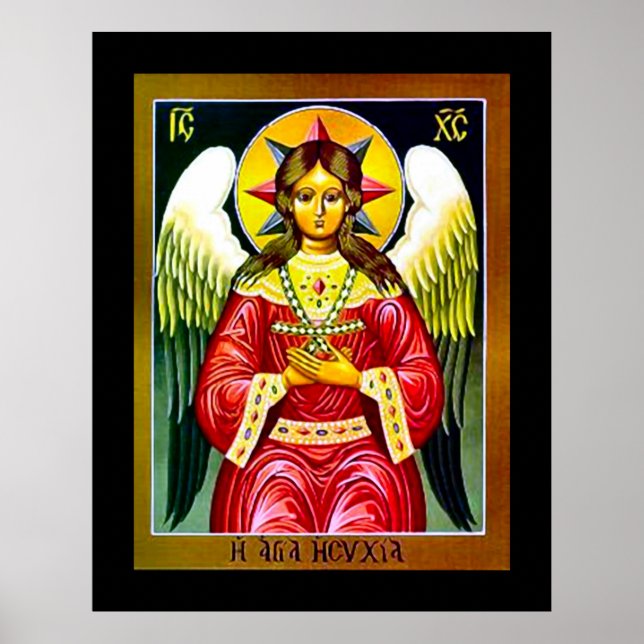 Heligans visdom över Jesus Nouveau Poster (Framsidan)