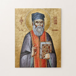 Helige Bessarion Agathonite Ortodox ikon Pussel