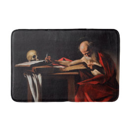 Helige Hieronymus skriver (av Caravaggio) Badrumsmatta