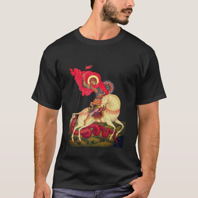 Helige Stora Martyren Göran T Shirt (Framsida)