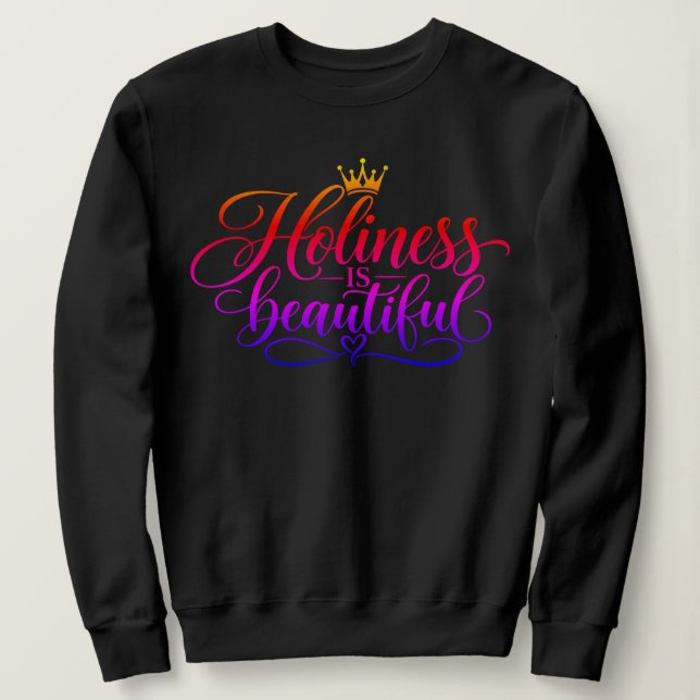 Helighet är vackert  t shirt (Design framsida)