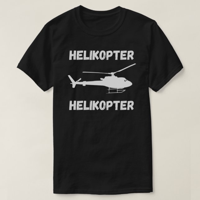 Helikop ter Helikop meme sång tiktok helikopter T Shirt (Design framsida)