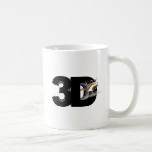 helikopter 3d kaffemugg