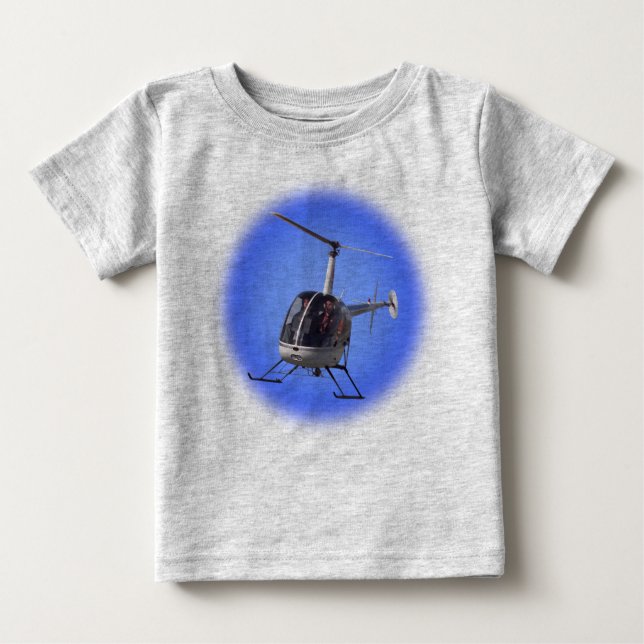 Helikopter Baby Shirts Infant Helicopter T-shirt (Framsida)