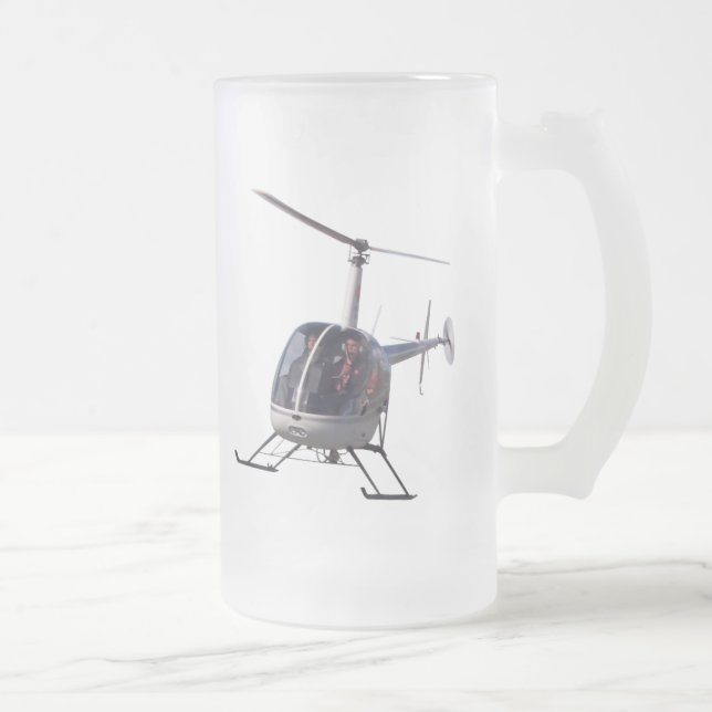 Helikopter Beer Glass Flies Chopper Mugg Steins (Höger)