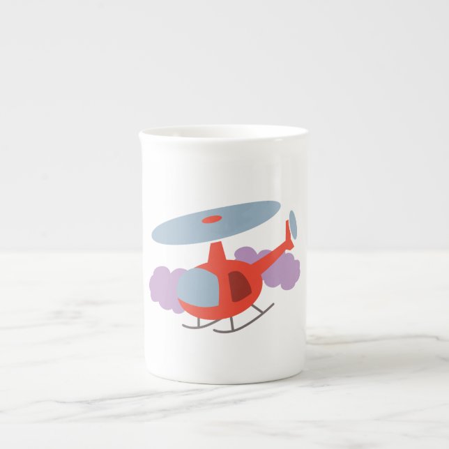 Helikopter Benporslin Mugg (Framsidan)