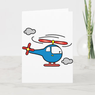 Helikopter Blue och Red Kort