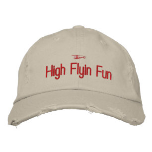 Helikopter Embroized Hat Broderad Keps